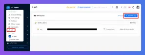 Software interface highlighting 'My Apps' in the sidebar and a '+ New App' button.