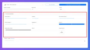 Web form interface highlighting the 'General Information' section for user data input.