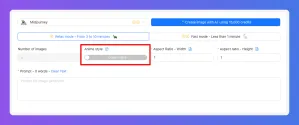 User interface showing a red box around the 'Apply rules' setting for image processing.