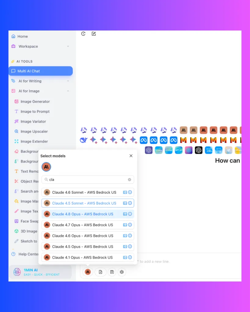 Messaging app interface with a pop-up window showing recent emails or files.